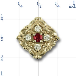 81011 Ruby Bracelet Slide 